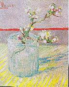 Vincent Van Gogh, Bluhender Mandelbaumzweig in einem Glas